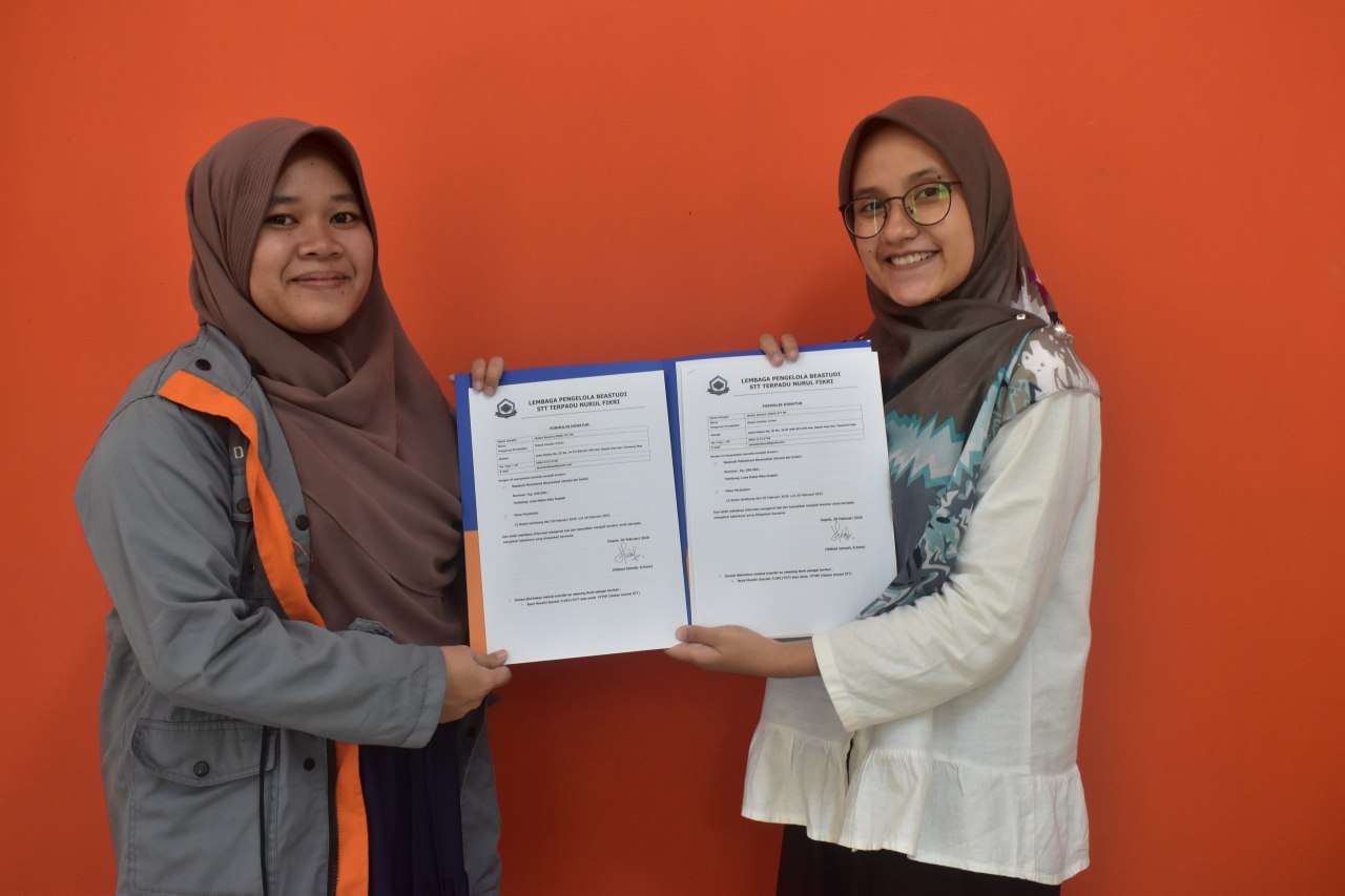 Penerima Beasiswa Alumni STT Terpadu Nurul Fikri Semester Genap